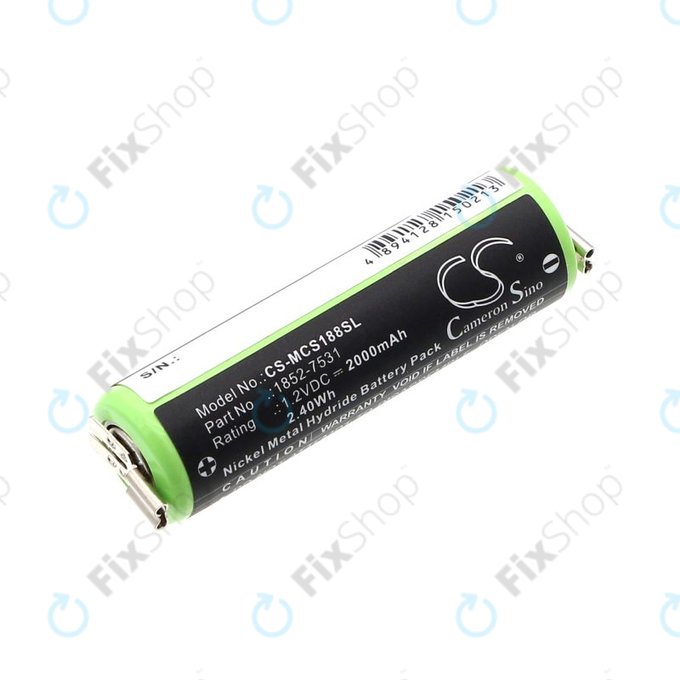Bateria do Moser Easy Style 1881, 2000mAh, Ni-MH, 1.2V, 1852-7531, HQ