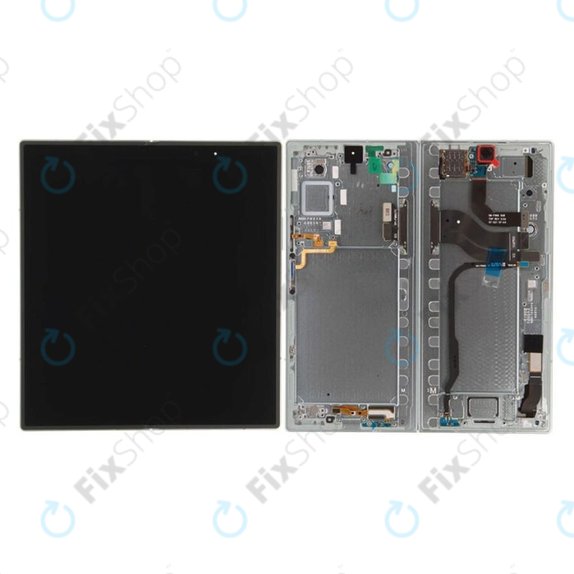 Wyświetlacz LCD + ekran dotykowy + ramka do Samsung Z Fold 7 F966B, Mint, GH82-37548D, Genuine Service Pack