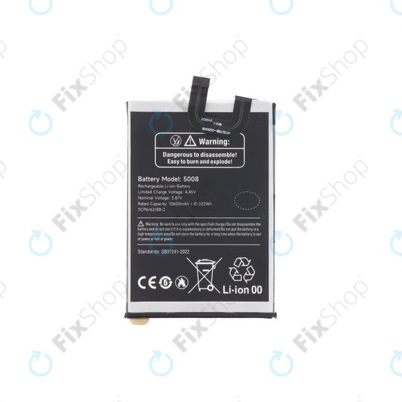 Bateria do Ulefone Armor 27 Pro, Armor 27T Pro, 5008, 10600mAh