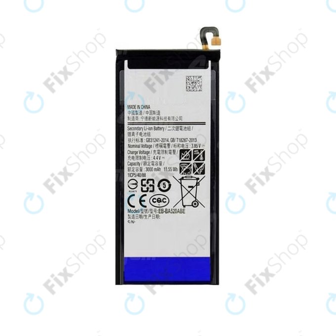 Bateria do Samsung A5 A520F (2017), J5 J530F (2017), BA520ABE, 3000mAh
