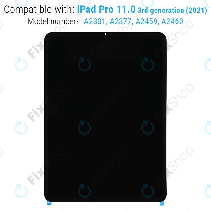 Wyświetlacz LCD dla iPad Pro 11.0" (3rd Gen 2021, 4th Gen 2022), Ekran dotykowy bez ramki, Refurbished