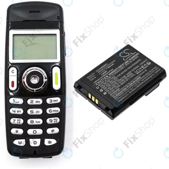 Bateria do Alcatel Mobile 300, 400 Dect, Mobile Reflexes 300, 400, 800mAh, Li-Ion, 3.7V, 3BN66305AAAA000828, HQ