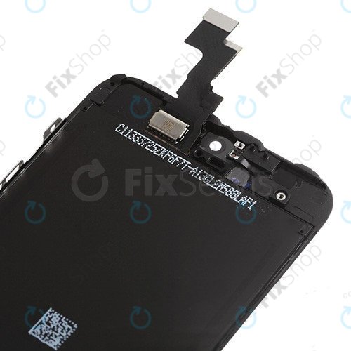 Wyświetlacz dla iPhone 5S, SE, Black, Ekran dotykowy z ramką