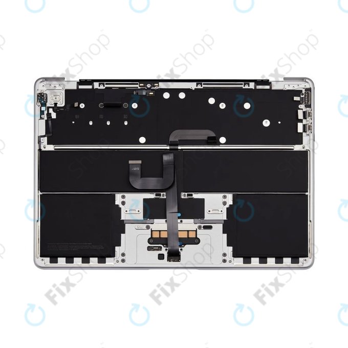 Górna rama klawiatury do MacBook Air 13", A3113 (2024), z klawiaturą US i baterią, Silver, 661-40228, Genuine Apple