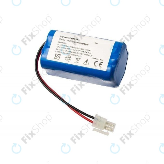 Bateria do Ecovacs Deebot CR130, 4ICR19/65, Li-Ion, 14,8V 2600mAh