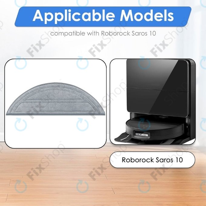 Ściereczka mopująca, 2 szt. do Xiaomi Roborock Saros 10