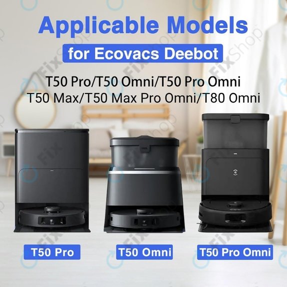 Główna szczotka do Ecovacs Deebot T50 Omni, T50 Pro Omni, T50 Max, T50 Max Pro Omni, T80 Omni