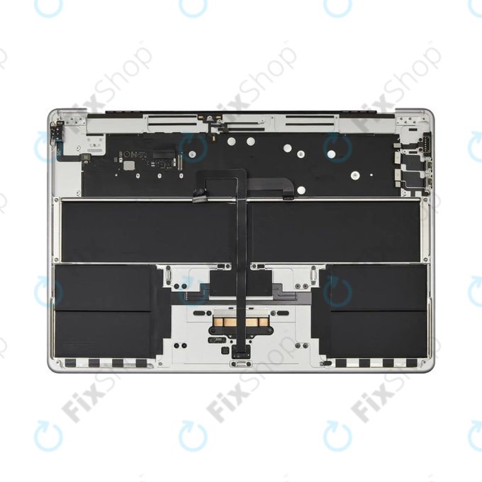 Górna rama klawiatury do MacBook Air 15", A3114 (2024), z klawiaturą US i baterią, Silver, 661-40267, Genuine Apple