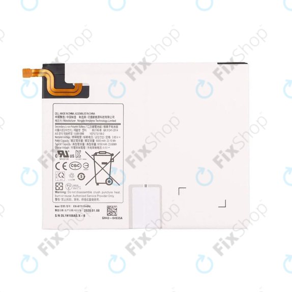 Bateria do Samsung Tab A 10.1" 2019, EB-BT515ABU, 6150mAh
