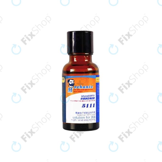 Zmywacz kleju do tylnej obudowy szklanej Mechanic 5111, iPhone 8 - 14 Pro Max, 20ml