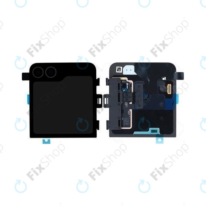 Wyświetlacz (External) do Samsung Z Flip 6 F741B, Ekran dotykowy z ramką, GH97-30012E, Crafted Black, Genuine Service Pack