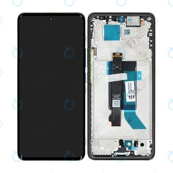 Wyświetlacz do Xiaomi Redmi Note 14 Pro 5G 24090RA29G, Ekran dotykowy z ramką, Midnight Black, 56002300O1600, Genuine Service Pack