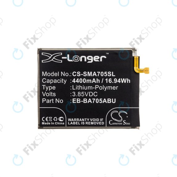Bateria dla Samsung A70 A705F, 4400mAh, Li-Pol, 3.85 V, EB-BA705ABU, HQ