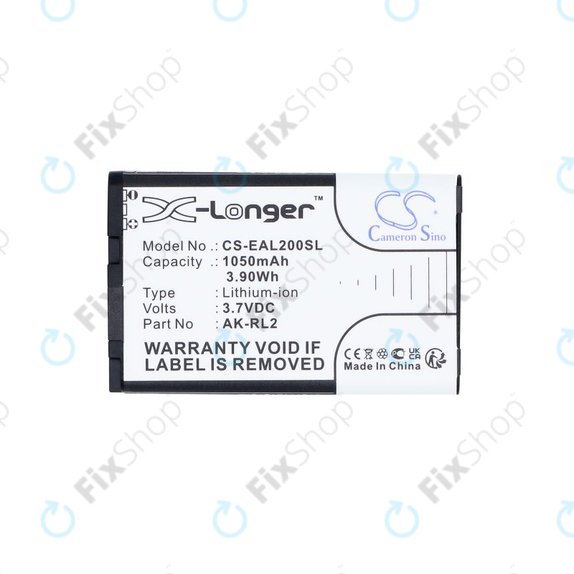 Bateria do Emporia Essence Plus, Talk comfort, V20, 1050mAh, Li-Ion, 3.7V, AK-RL2, HQ