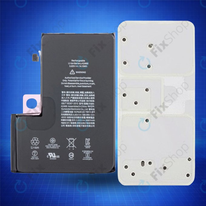 Bateria do iPhone 12 Pro Max, 661-18428, 3687mAh, Genuine Apple