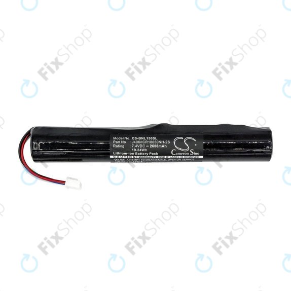Bateria do Bang & Olufsen Beolit 15, 17, Beoplay A2, 2600mAh, Li-Ion, 7.4V, J406/ICR18650NH-2S, HQ