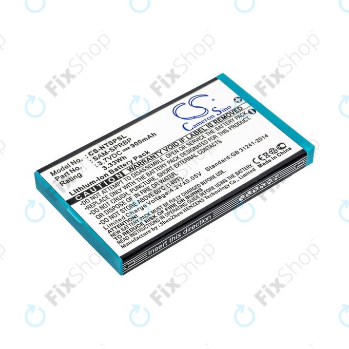 Bateria do Nintendo Advance SP, AGS, 900mAh, Li-Ion, 3.7V, SAM-SPRBP, HQ