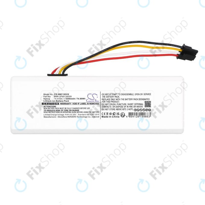 Bateria do Xiaomi Dreame MC1808, Roborock 1C, 5200mAh, Li-Ion, 14.4V, BRR-2P4S-2600S, HQ