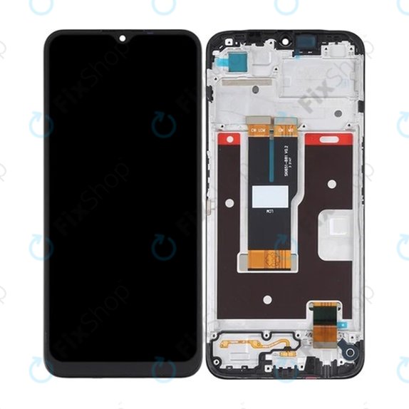 Wyświetlacz do Realme C31 RMX3501, Ekran dotykowy z ramką, TFT