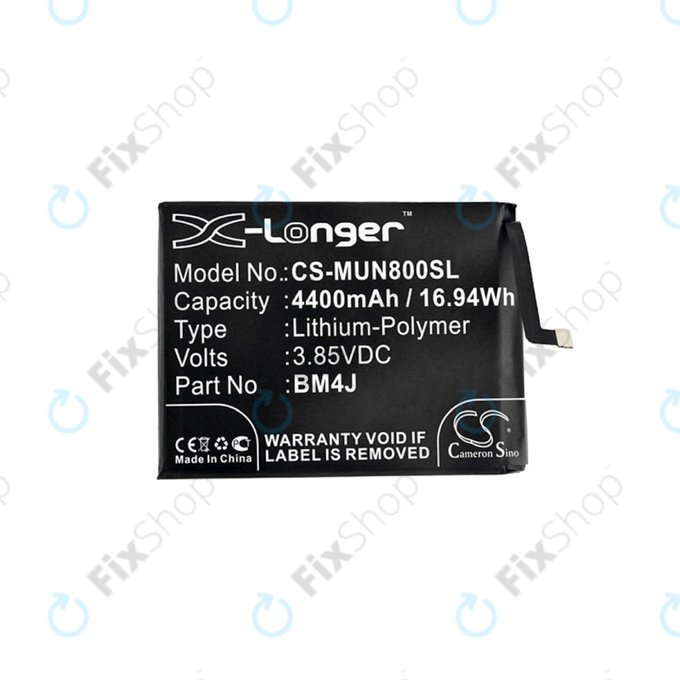 Bateria dla Xiaomi Redmi Note 8 Pro, 4400mAh, Li-Pol, 3.85 V, BM4J, HQ