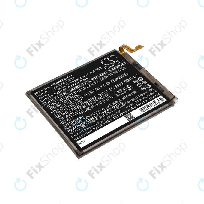 Bateria dla Samsung A41 A415F, 2850mAh, Li-Pol, 3.85 V, EB-BA415ABY, HQ