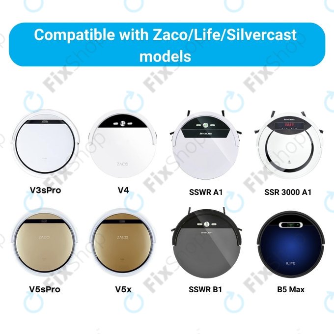 Bateria do Zaco V3, V40, V5s Pro, V5x, Silvercrest SSWR A1, SSWR B1, SSR 3000 A1, 18650B4-4S1P-AGX-2, Li-Ion, 14,4V 2600mAh, HQ