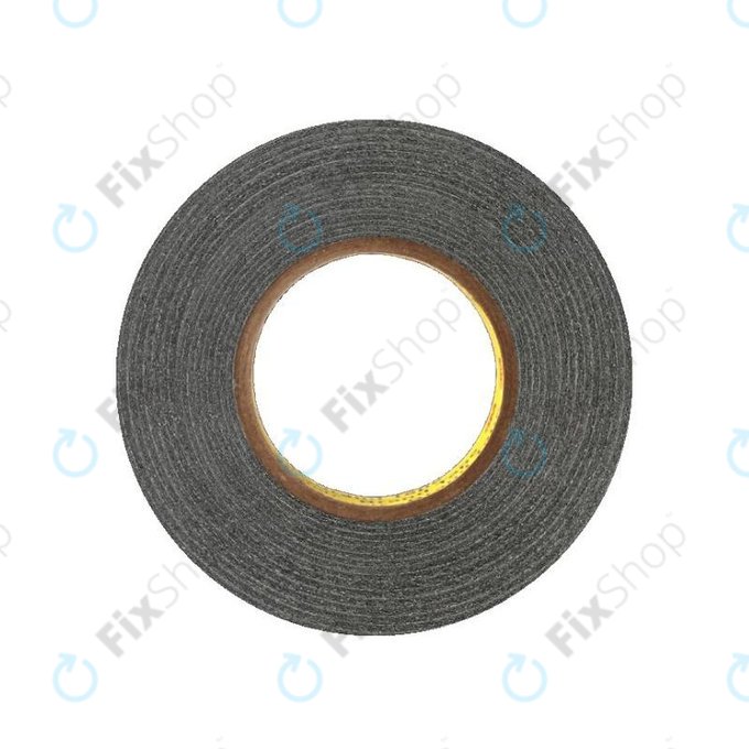 Taśma dwustronna 3M, 6mm x 50m, Czarny, Black