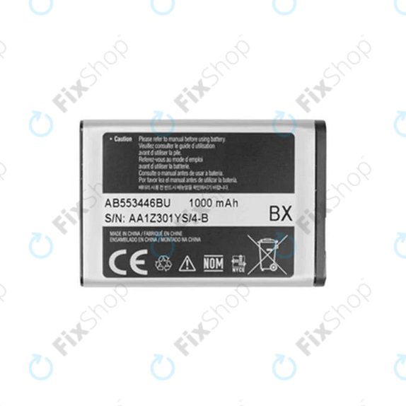Bateria do Samsung, AB553446BU, 1000mAh