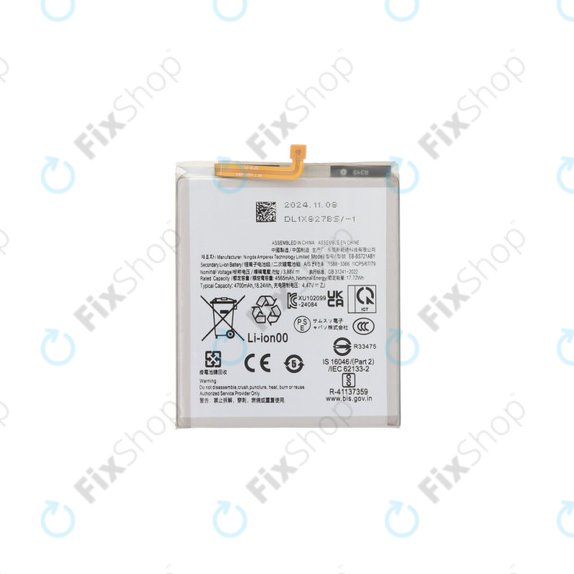 Bateria do Samsung Galaxy S24 FE S721B, EB-BS721, 4700mAh