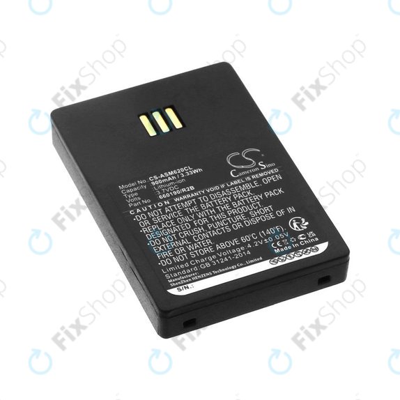 Bateria do Siemens Openstage WL3, Ascom, Aastra, Innovaphone, 900mAh, Li-Ion, 3.7V, 660190/R2B, HQ