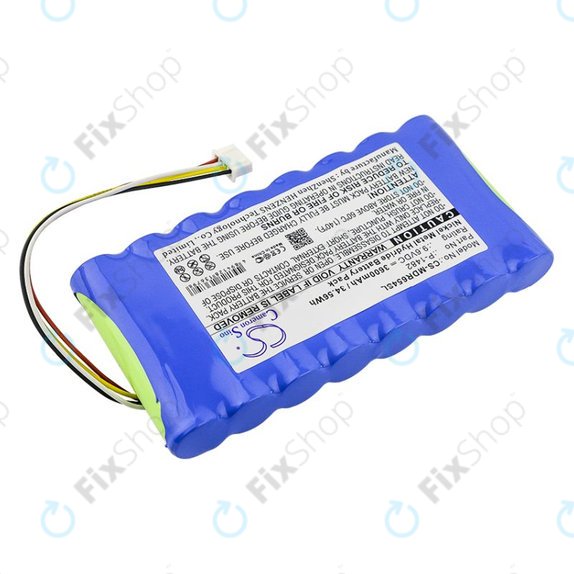 Bateria do Chauvin Arnoux 6116, 8335, Scopix Mobiles Oscilloscope II, Megger CA 6543, 3600mAh, Ni-MH, 9.6V, P-1482, HQ