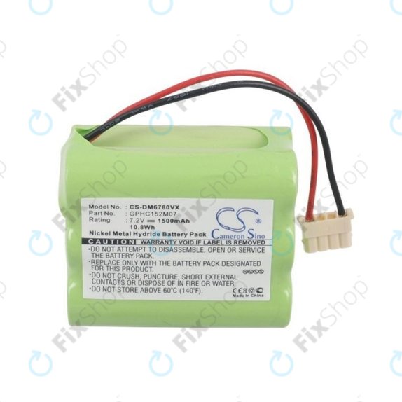 Bateria do iRobot Mint-seria, GPHC152M07, Ni-MH, 7,2V 1500mAh, HQ