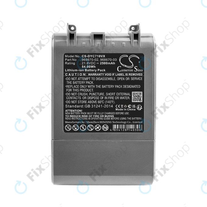 Bateria do Dyson V7, 968670-02, 968670-03, Li-Ion, 21,6V 2500mAh, HQ