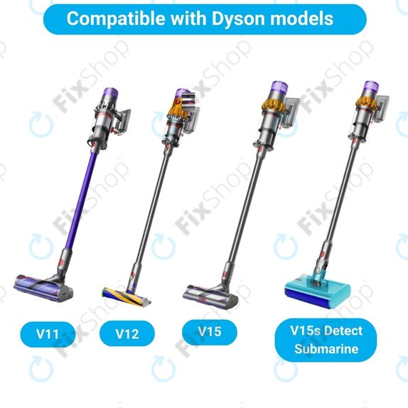 Szczotka glówna Slim Fluffy Soft Roller Cleaner Head do Dyson V15, Outsize
