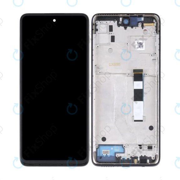 Wyświetlacz do Motorola Moto G 5G XT2113, Ekran dotykowy z ramką, Volcanic Gray, TFT