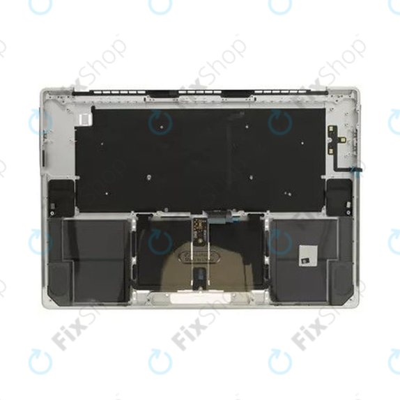 Górna rama klawiatury do MacBook Pro 16" A2780 (2023), z klawiaturą US i baterią, Silver, 661-32190, Genuine Apple