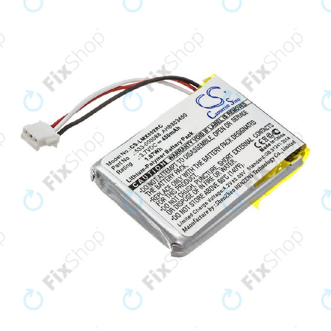 Bateria do Logitech MX Master, 450mAh, Li-Pol, 3.7V, AHB303450, HQ