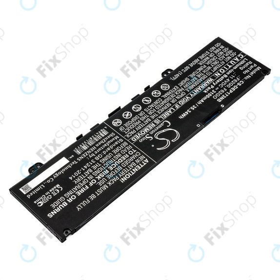 Bateria do Dell Inspiron 13, 7373, Vostro 13, 3100mAh, Li-Ion, 11.4V, F62G0, HQ