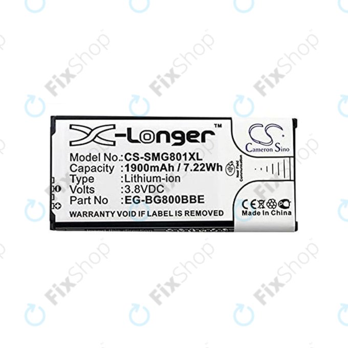 Bateria do Samsung S5 Mini G800F, EB-BG800BBE, 1900mAh, HQ
