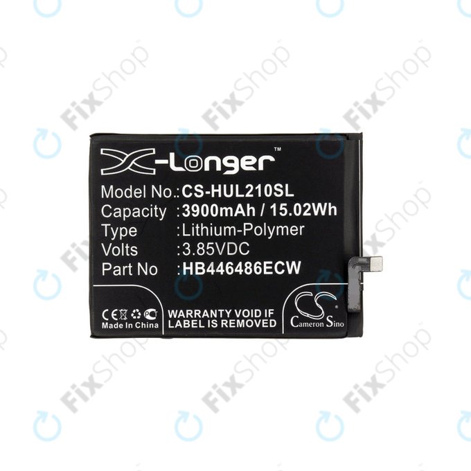 Bateria do Huawei P Smart Pro 2019, 3900mAh, Li-Pol, 3.85V, HB446486ECW, HQ