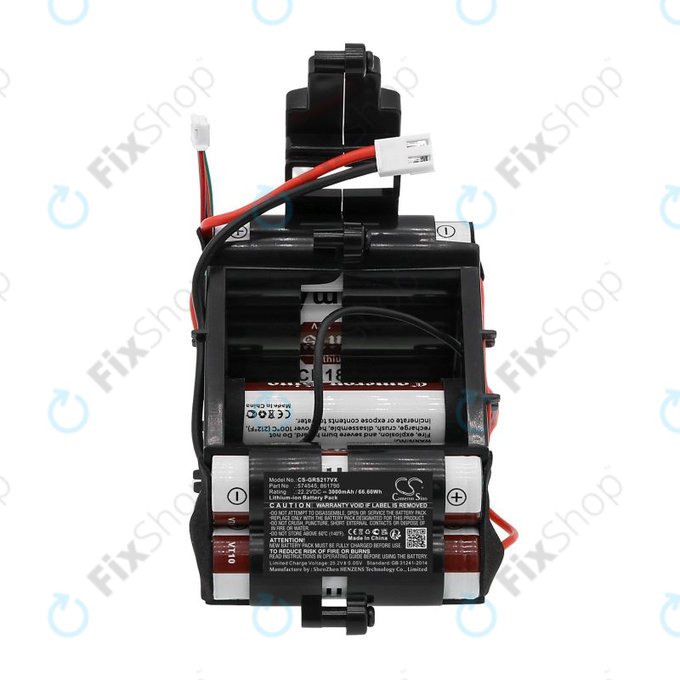 Bateria do Gorenje 568211, SVC216F, 3000mAh, Li-Ion, 22.2V, 574545, HQ