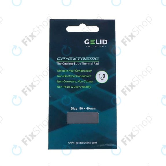 Podkładka termoprzewodząca GELID GP-Extreme, 12 W/mK, 80 × 40 × 1.0mm