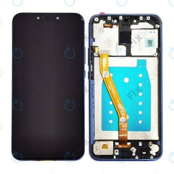 Wyświetlacz do Huawei Mate 20 Lite, Ekran dotykowy z ramką, Czarny, Black, TFT