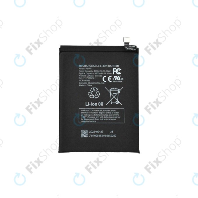 Bateria do T-Mobile T-Phone 5G REVVL 6, RE001, 4380mAh