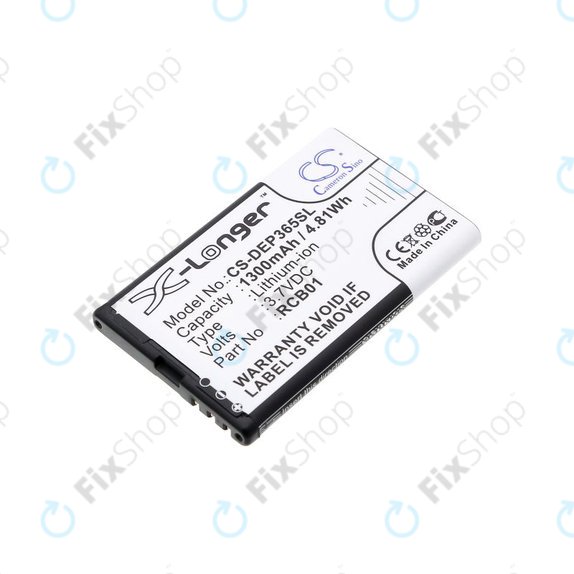 Bateria do Doro Primo 365, 1300mAh, Li-Ion, 3.7V, RCB01, HQ