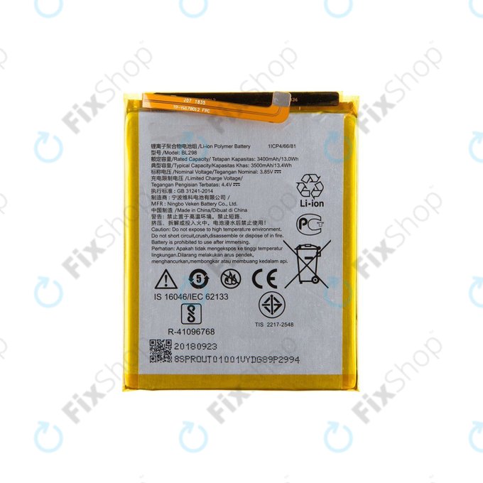 Bateria do Lenovo S5 Pro, BL298, 3500mAh