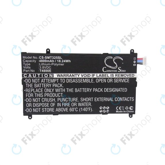 Bateria do Samsung Galaxy Tab Pro 8.4, 4800mAh, Li-Pol, 3.8V, T4800E, HQ