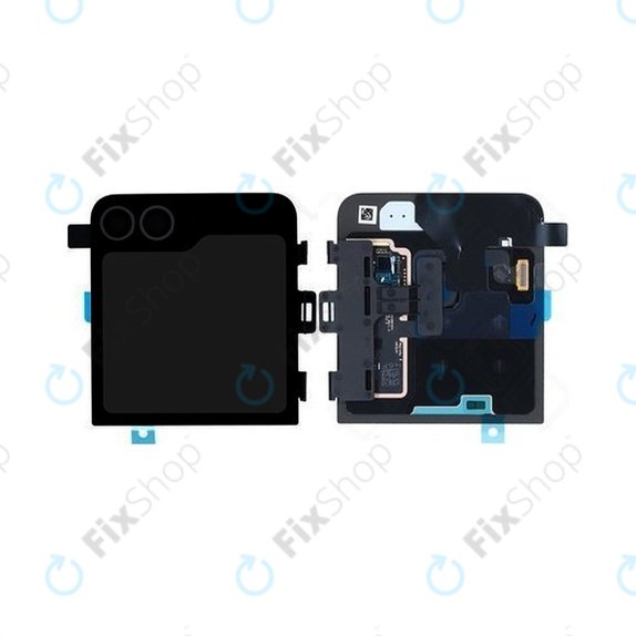 Wyświetlacz (External) do Samsung Z Flip 6 F741B, Ekran dotykowy z ramką, GH97-30012E, Crafted Black, Genuine Service Pack