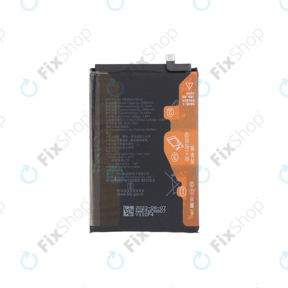 Bateria do Honor X7b, HB4966A2EGW, 6000mAh