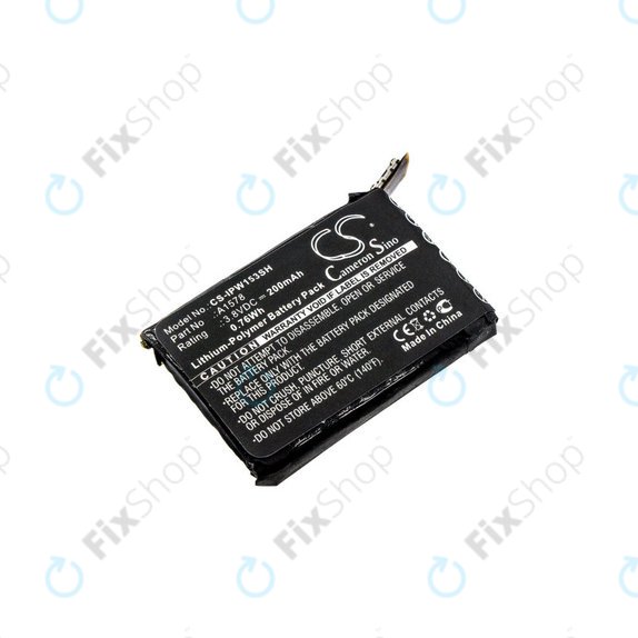 Bateria dla Apple Watch 1 38 mm, 200mAh, Li-Pol, 3.8 V, A1578, HQ